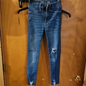 Old Navy Girl's Dark Blue Skinny Jeans